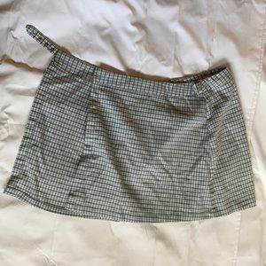 Green wrap around plaid skirt from brandy Melville